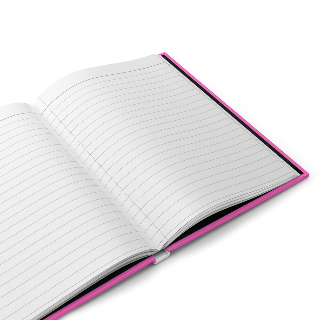 SLAY! Pink Hardcover Journal — Bold Lip Print Notebook for Empowerment & Gifts