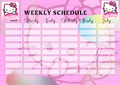 Weekly Planner Template 🌸